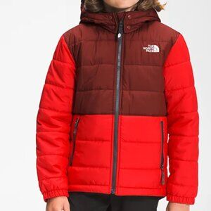 The North Face Boys' Red Reversible Mount Chimbo Jacket Size L(12)